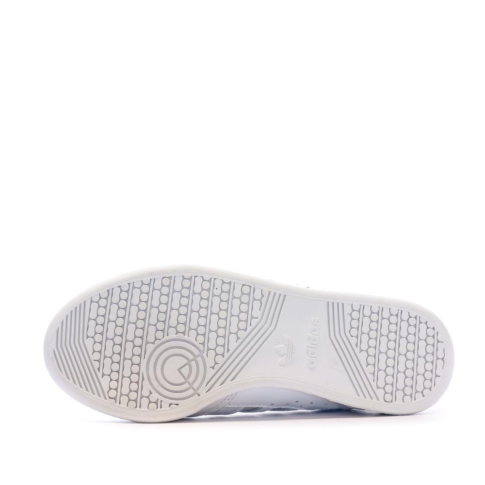 Baskets Blanches/Rose Femme Adidas Continental 80 Stripes vue 5
