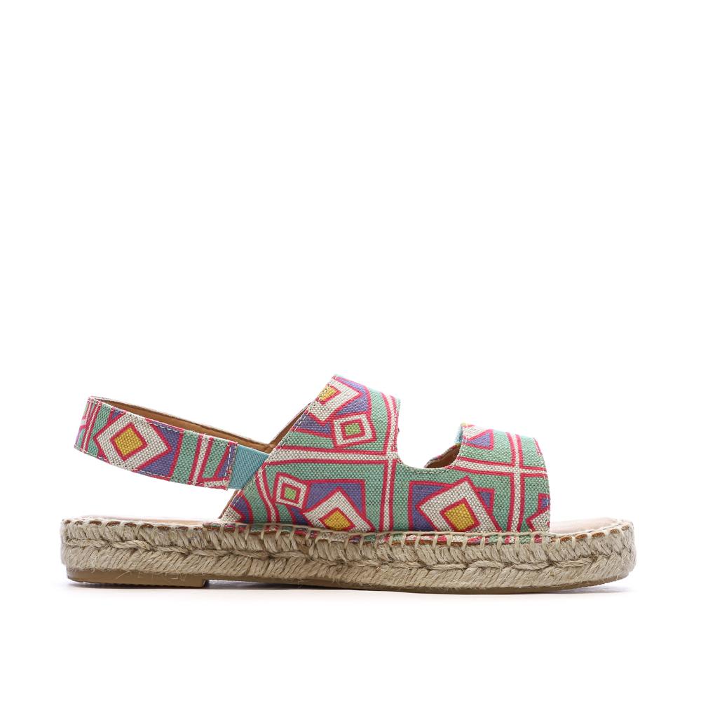 Pink/Green Girls’ Sandals – Pare Gabia Doris Photo of the Espace des Marques %store% store - view of %key%