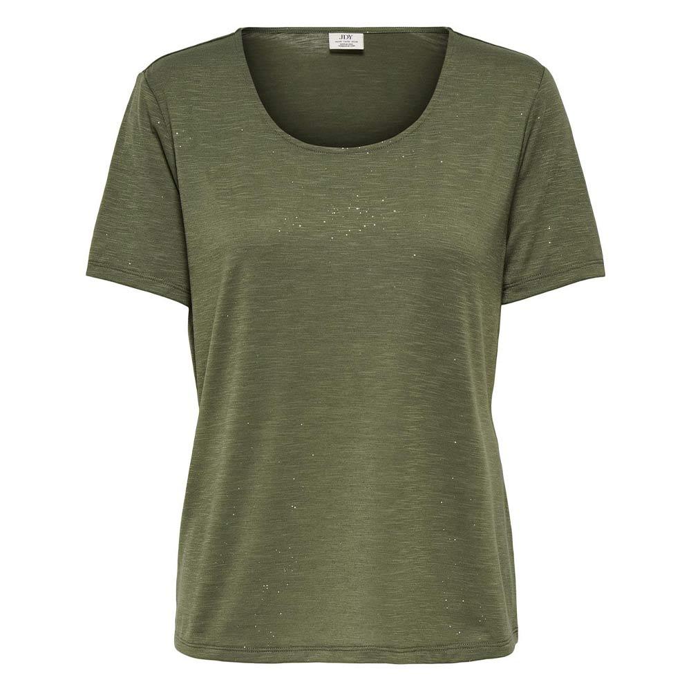 T-Shirt Kaki Foncé/Doré Femme JDY Dalila pas cher
