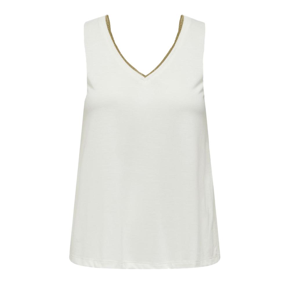 Débardeur Blanc Femme JDY Lurex pas cher