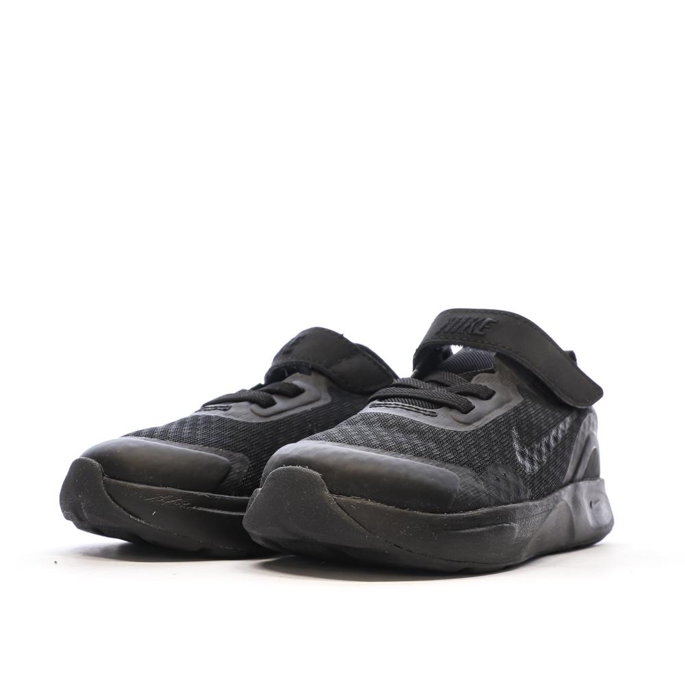 Baskets Noires Garçon Nike Wearallday vue 6
