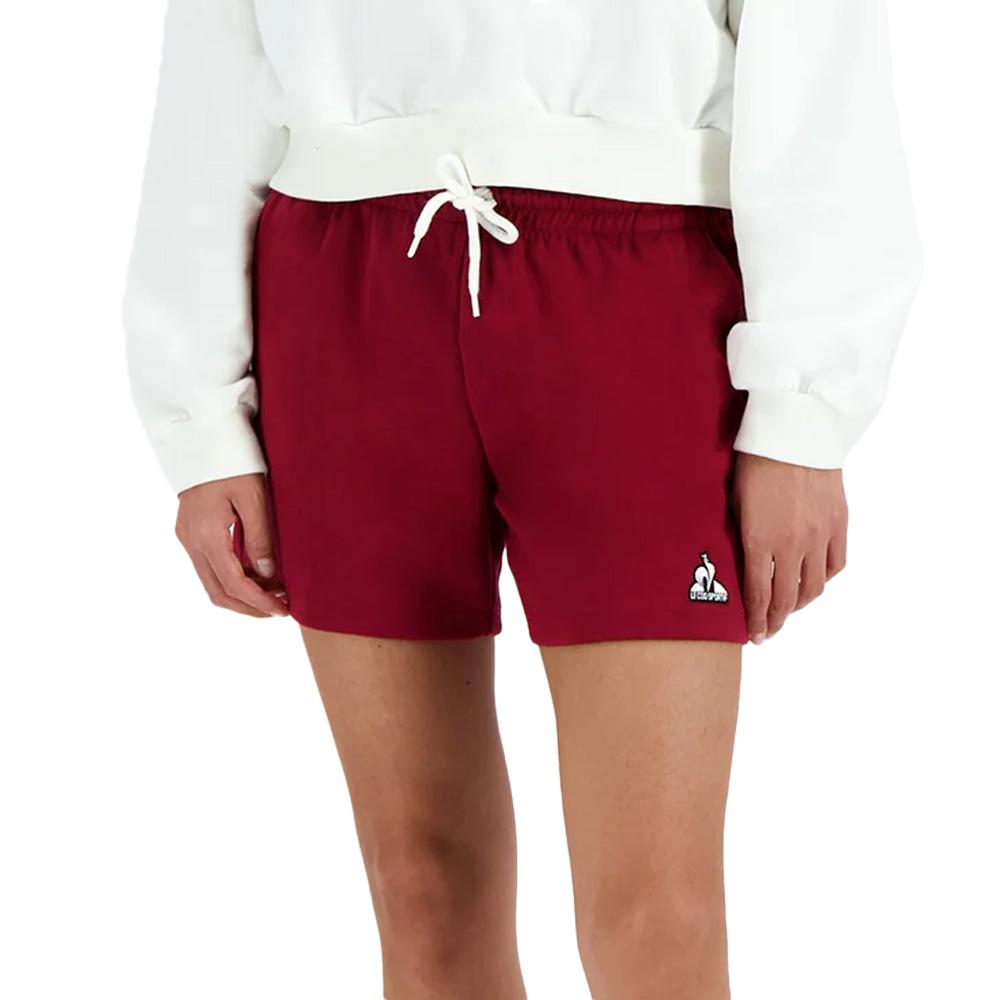 Short Bordeaux Femme Le Coq Sportif Heritage vue 2