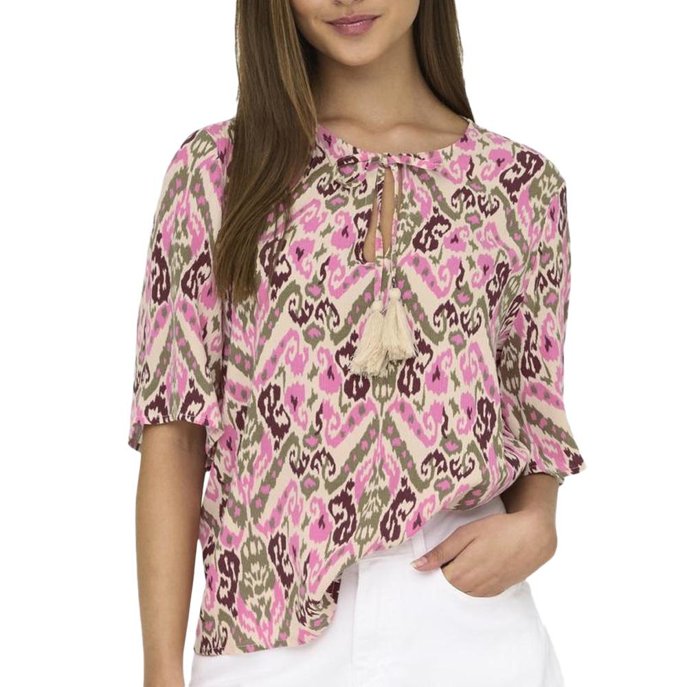 Blouse Beige/Rose Femme JDY Bree pas cher