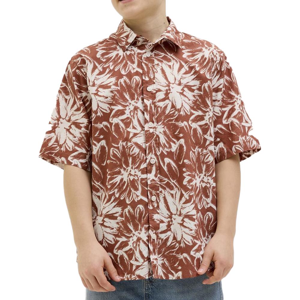 Chemise Terracotta Garçon Jack & Jones Joshua pas cher