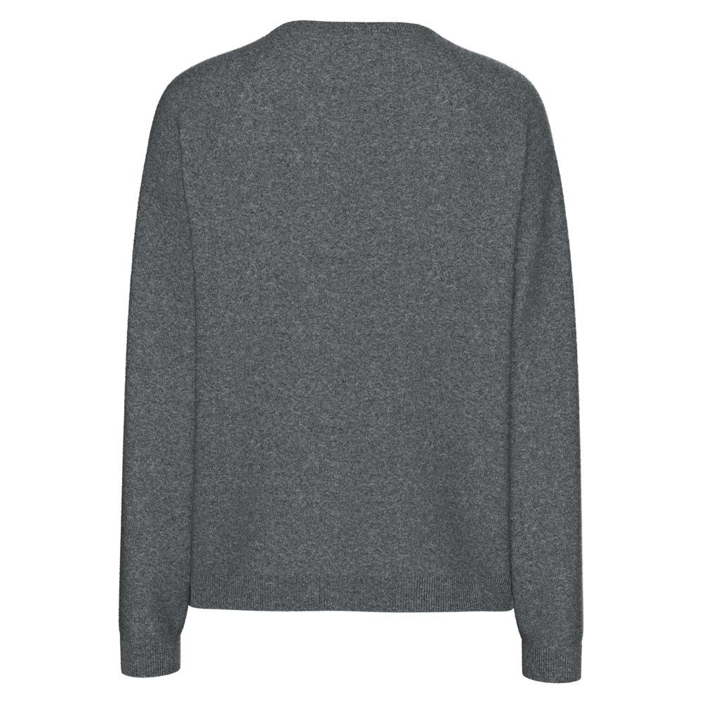 Pull Gris Femme Pieces Bree Knit vue 2