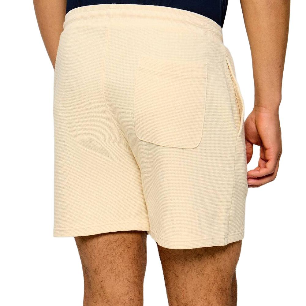 Short Beige Homme Tommy Hilfiger Washed Waffle vue 2