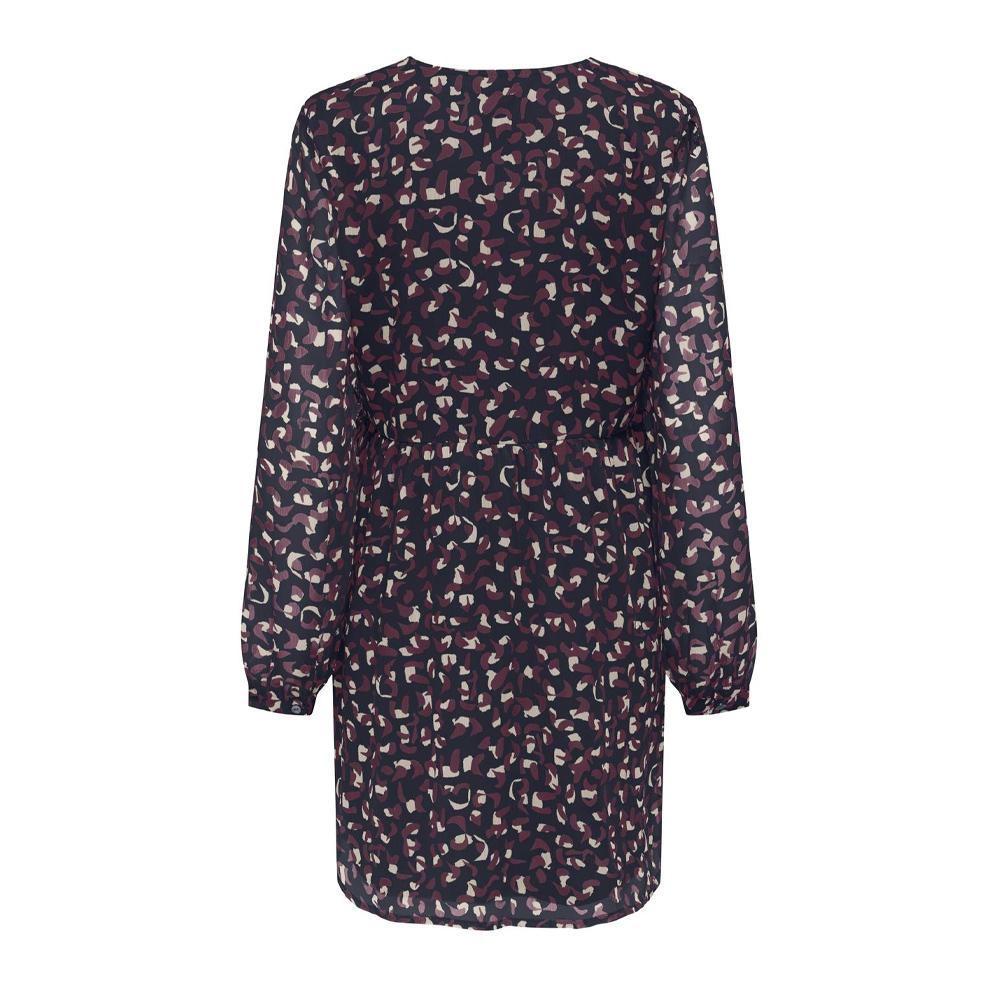 Robe Marine/Bordeaux Femme Only Button vue 2