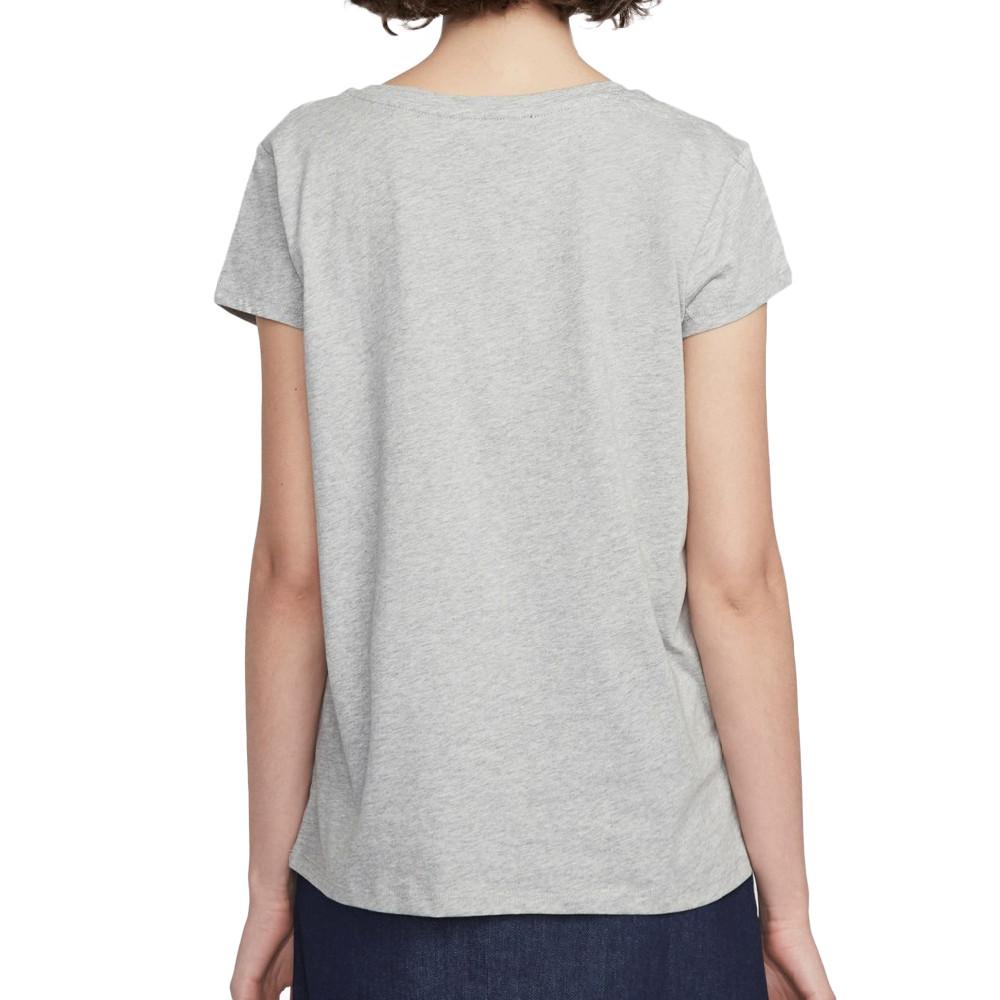 T-shirt Gris Femme French Connection Fcuk vue 2