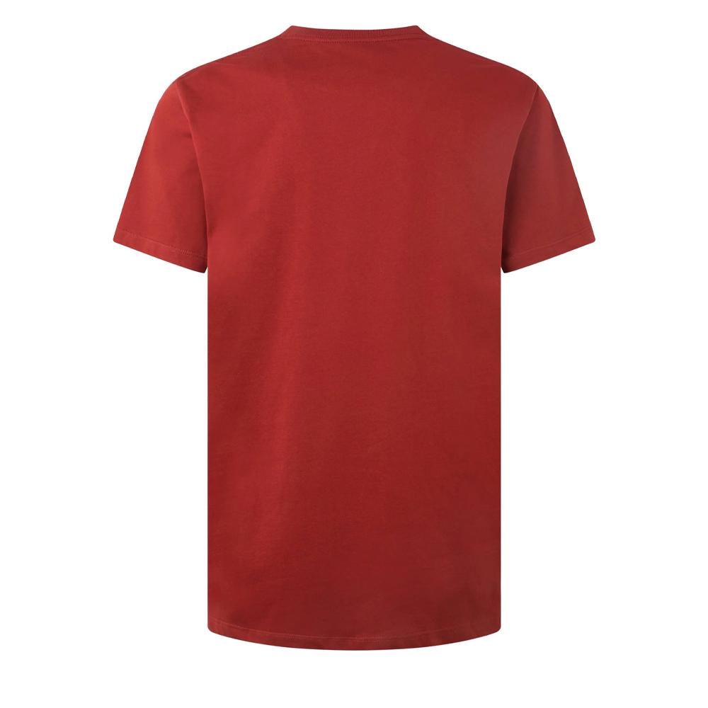 T-shirt Rouge Homme Pepe Jeans Original Stretch N vue 2