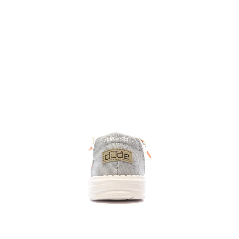 Chaussures Blanches Femme Hey Dude Wendy Boho vue 3