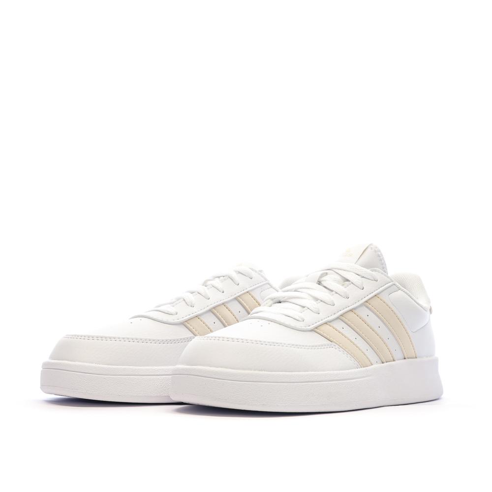 Baskets Blanches/Beige Femme Adidas Breaknet 2.0 vue 6