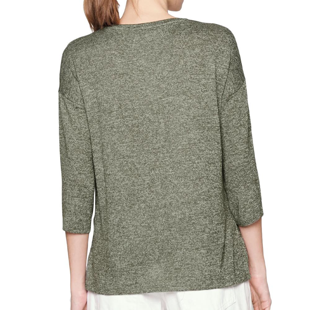 Pull Vert Chiné Femme Vero Moda Brianna vue 2