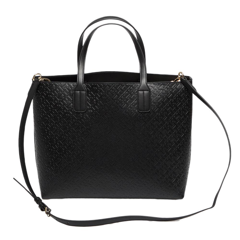 Sac à main Noir Femme Tommy Hilfiger Icon Satchel vue 2