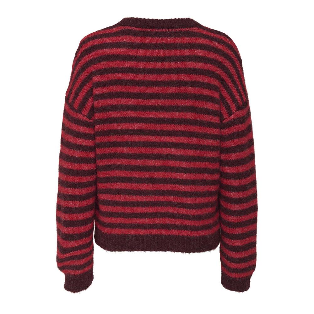 Pull Noir/Rouge Femme JDY Zoey vue 2