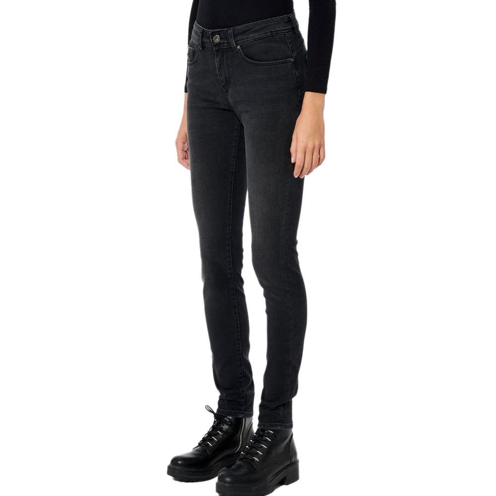 Jean Skinny Noir Mat Femme Kaporal LOCKK pas cher