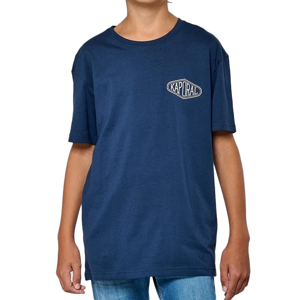 T-shirt Marine Garçon Kaporal MERCYH pas cher