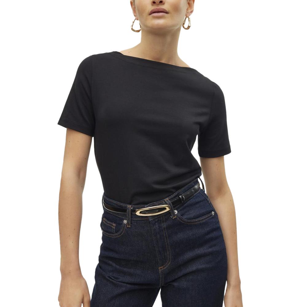 T-shirt Noir Femme Vero Moda Panda pas cher