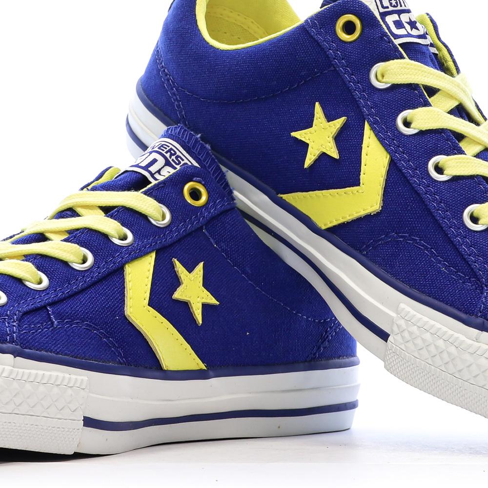 Baskets Bleu Roi Homme Converse Star vue 7