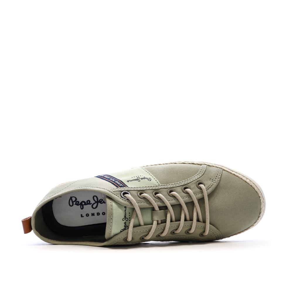 Baskets Kaki Homme Pepe Jeans Maoui vue 4