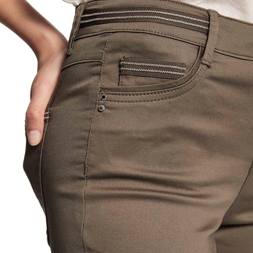 Pantalon Kaki enduit Femme Morgan Palona vue 3