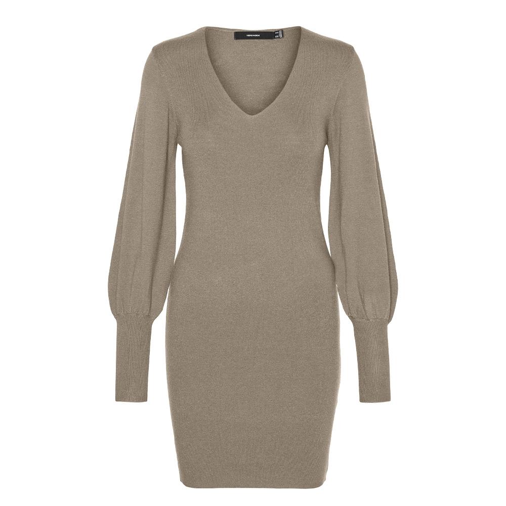Robe Pull Beige Femme Vero Moda Holly pas cher