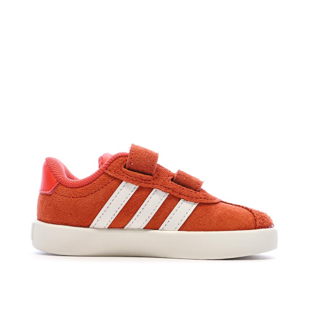 Baskets Rouges/Blanches Fille Adidas Grand Court 3.0 vue 2