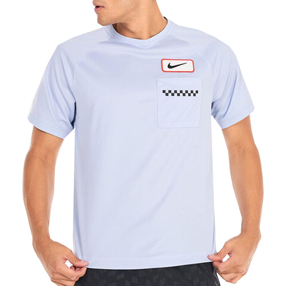 T-shirt Bleu Homme Nike Wild pas cher