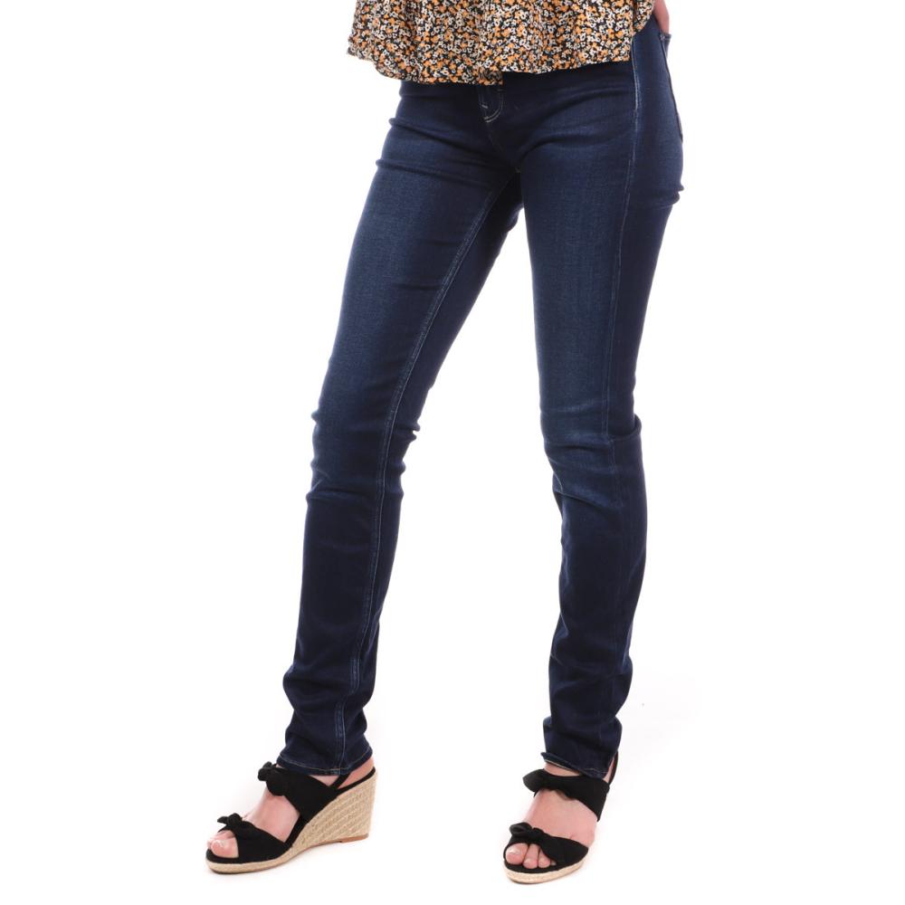 Jean Slim Bleu foncé Femme G-Star Contour pas cher