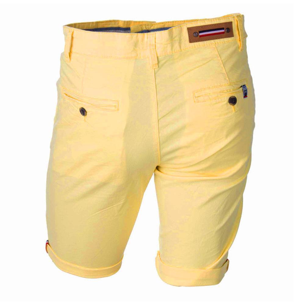 Short Chino Jaune Pale Homme La Maison Blaggio Venili vue 2