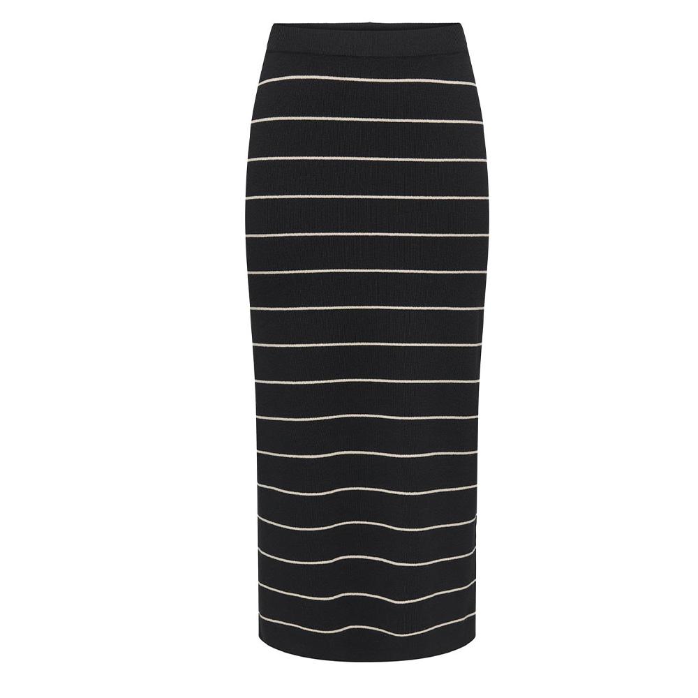 Jupe Noir à Rayures Femme JDY Bloom pas cher