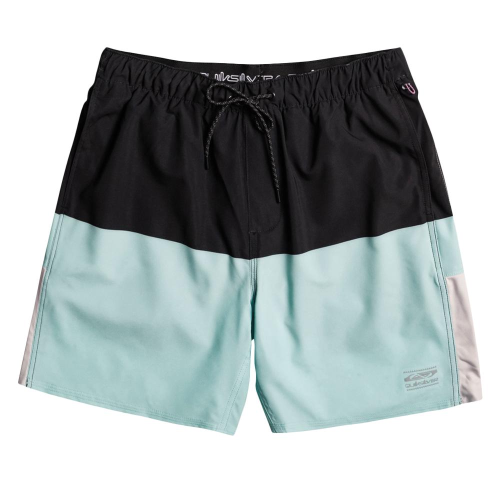 Short de Bain Vert Homme Quiksilver Omni Training pas cher
