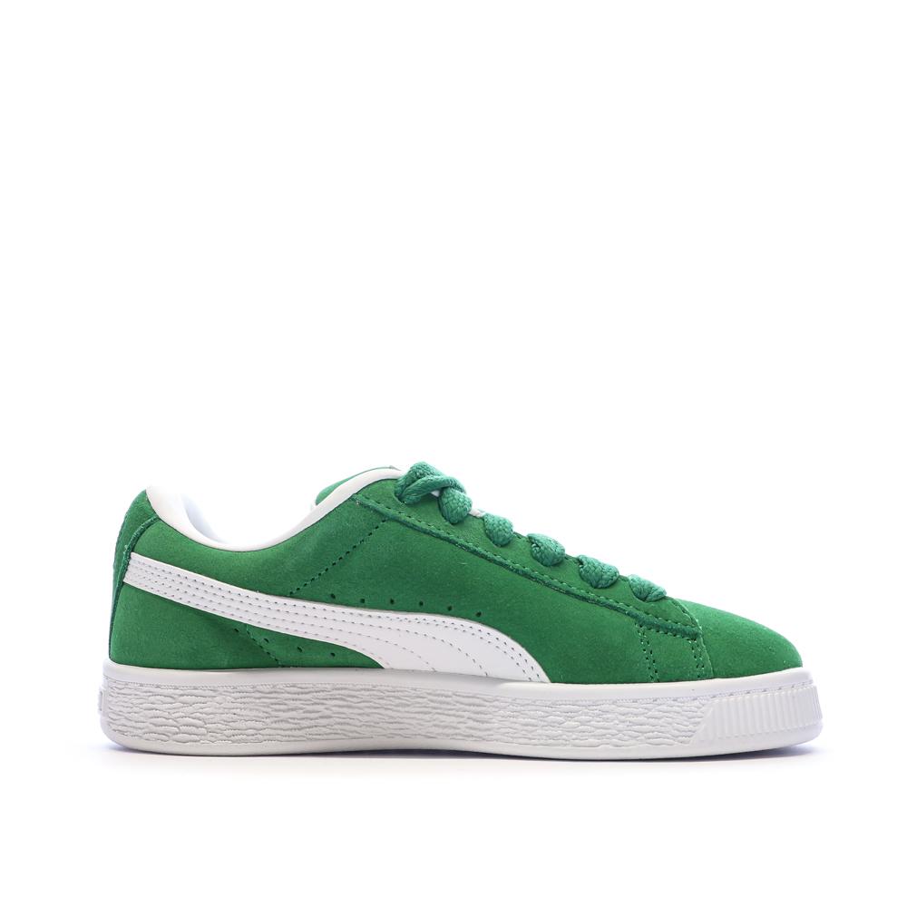 Baskets Vertes Garçon Puma Suede Xl vue 2