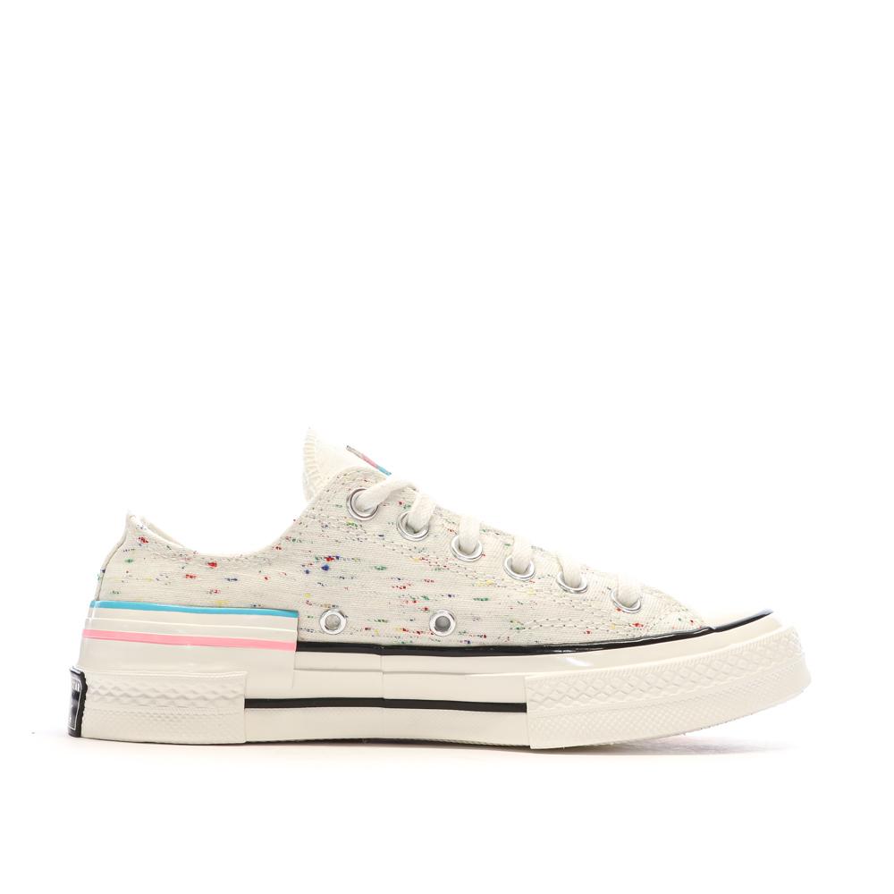 Baskets Blanches Mixte Converse Chuck 70 A06030C vue 2