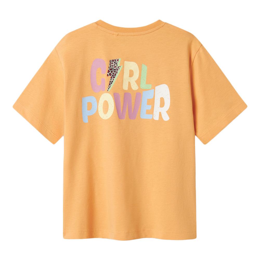 T-shirt Orange Fille Name it Tarima vue 2