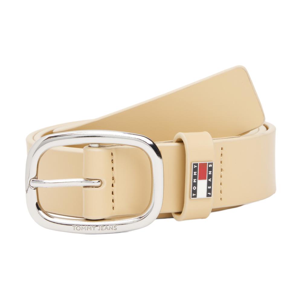 Ceinture Beige Foncé Femme Tommy Hilfiger Oval 3.0 pas cher