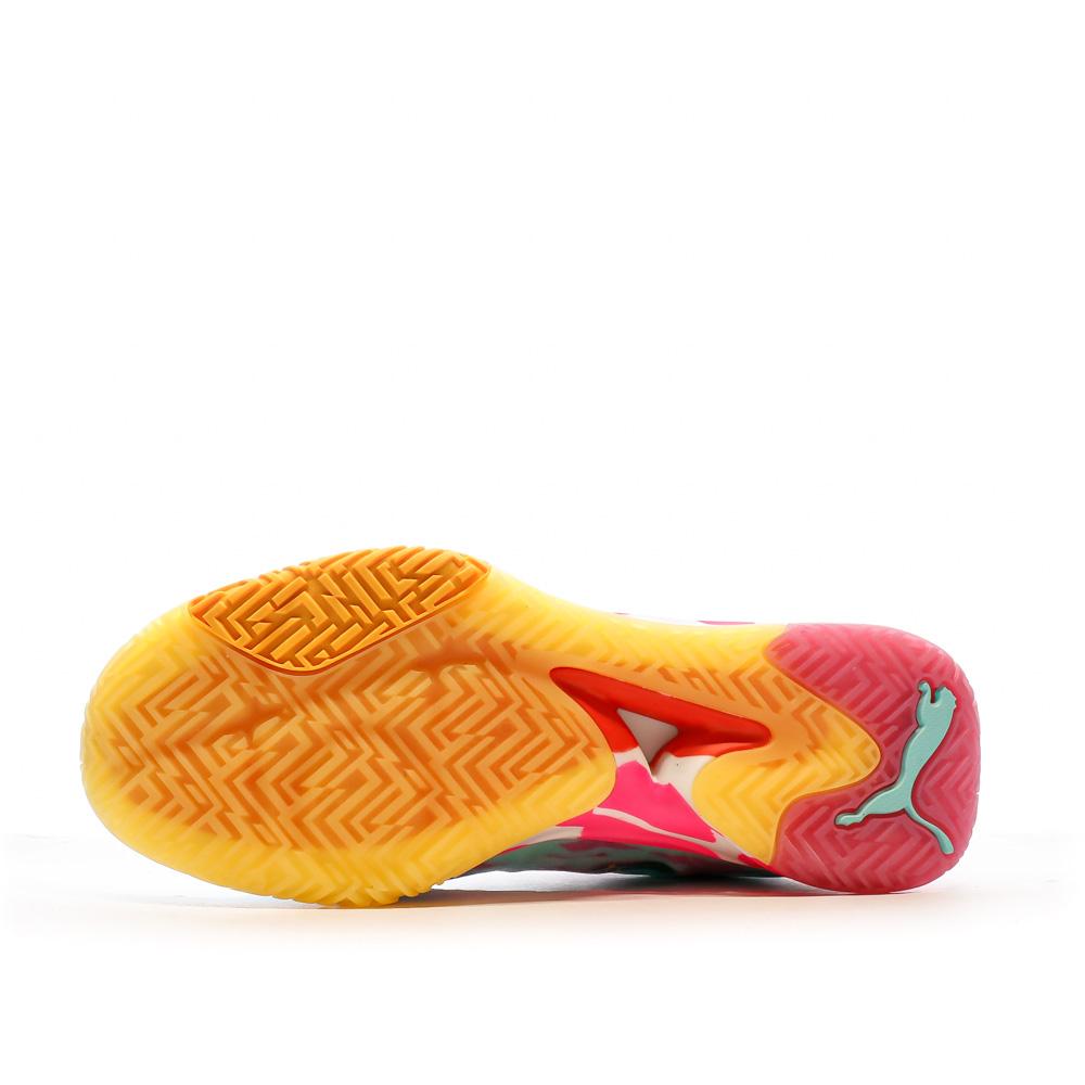 Chaussures de Handball Rose/Bleu Homme Puma Accele Nitro Teaser vue 5
