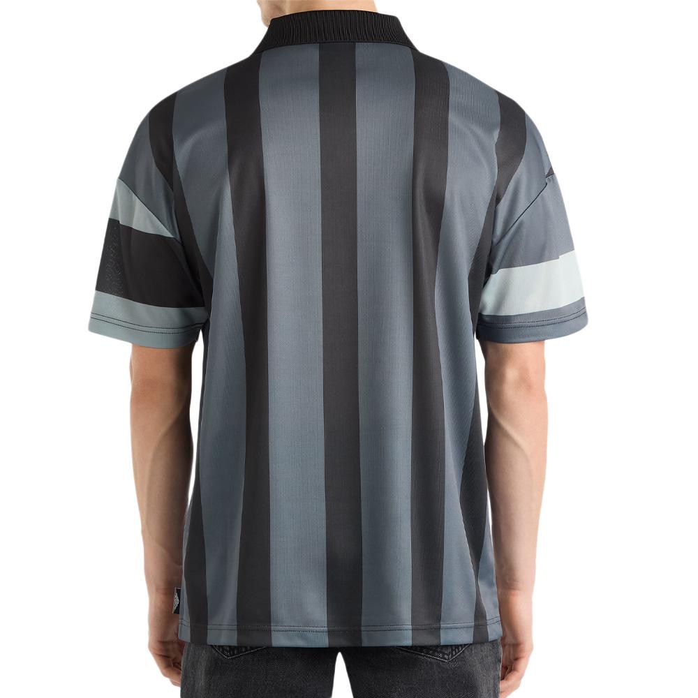 Polo Noir/Gris Homme Umbro Mash vue 2