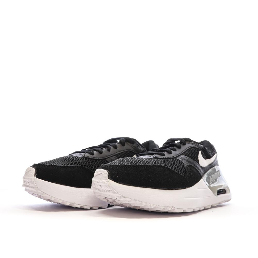Baskets Noires/Oranges Femme Nike Air Max Systm vue 6