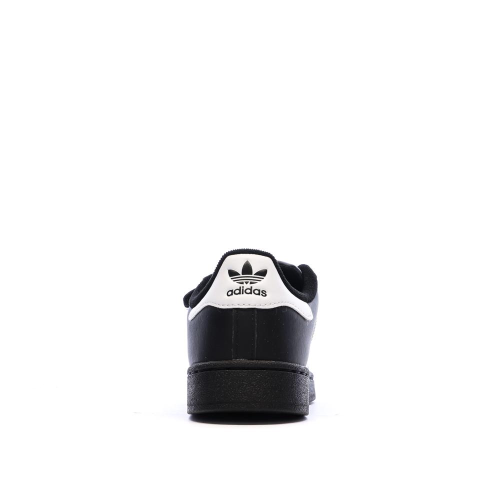 Schwarze Adidas Superstar Sneaker für Jungen Ansicht 3