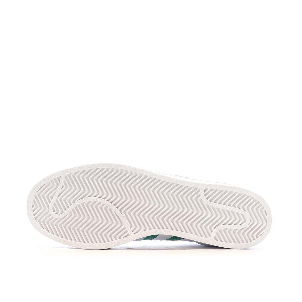 Baskets Blanc/Vert Homme Adidas Superstar IF3654 vue 5