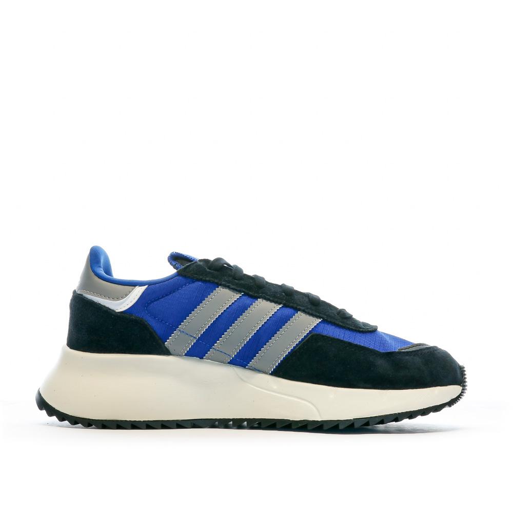 Baskets Bleu/Noir Homme Adidas Retropy F2 IG9986 vue 2