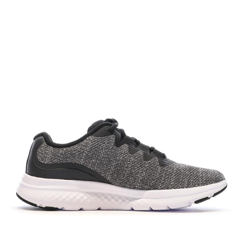 Zapatillas Running Under Armour Charged Gris/Morado, Mujer ver 2