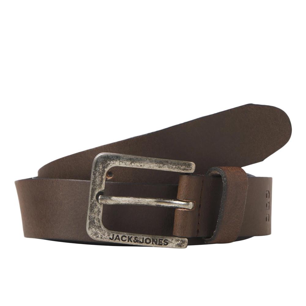 Ceinture Marron Homme Jack & Jones Marrakech Leather pas cher