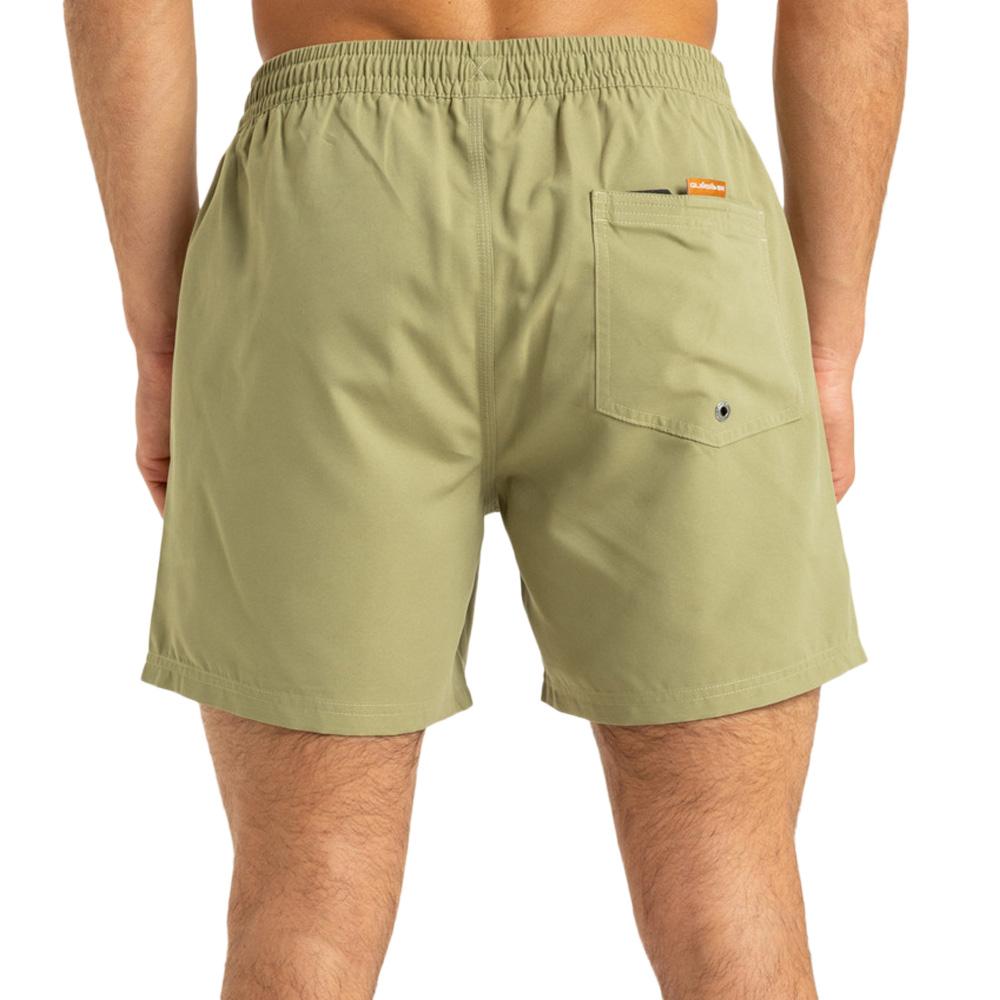 Short de Bain Kaki Homme Quiksilver Solid 15 vue 2