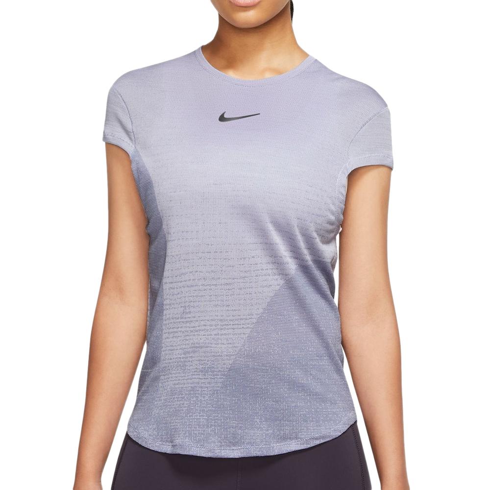 T-shirt de Running Mauve Femme Nike Run pas cher