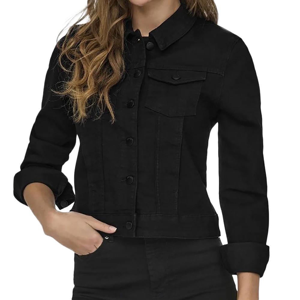 Veste en Jean Noir Femme JDY Moon pas cher