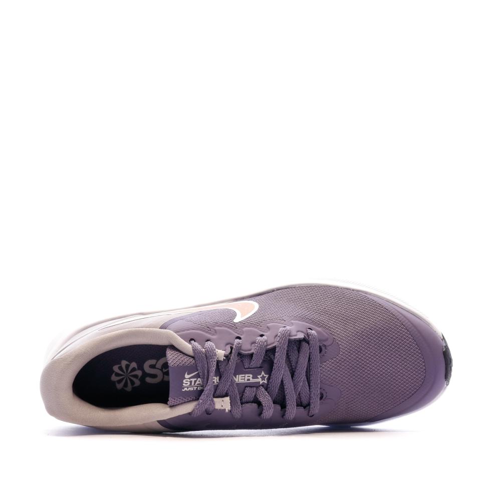 Chaussures de Running Violettes Femme Nike Runner 3 vue 4