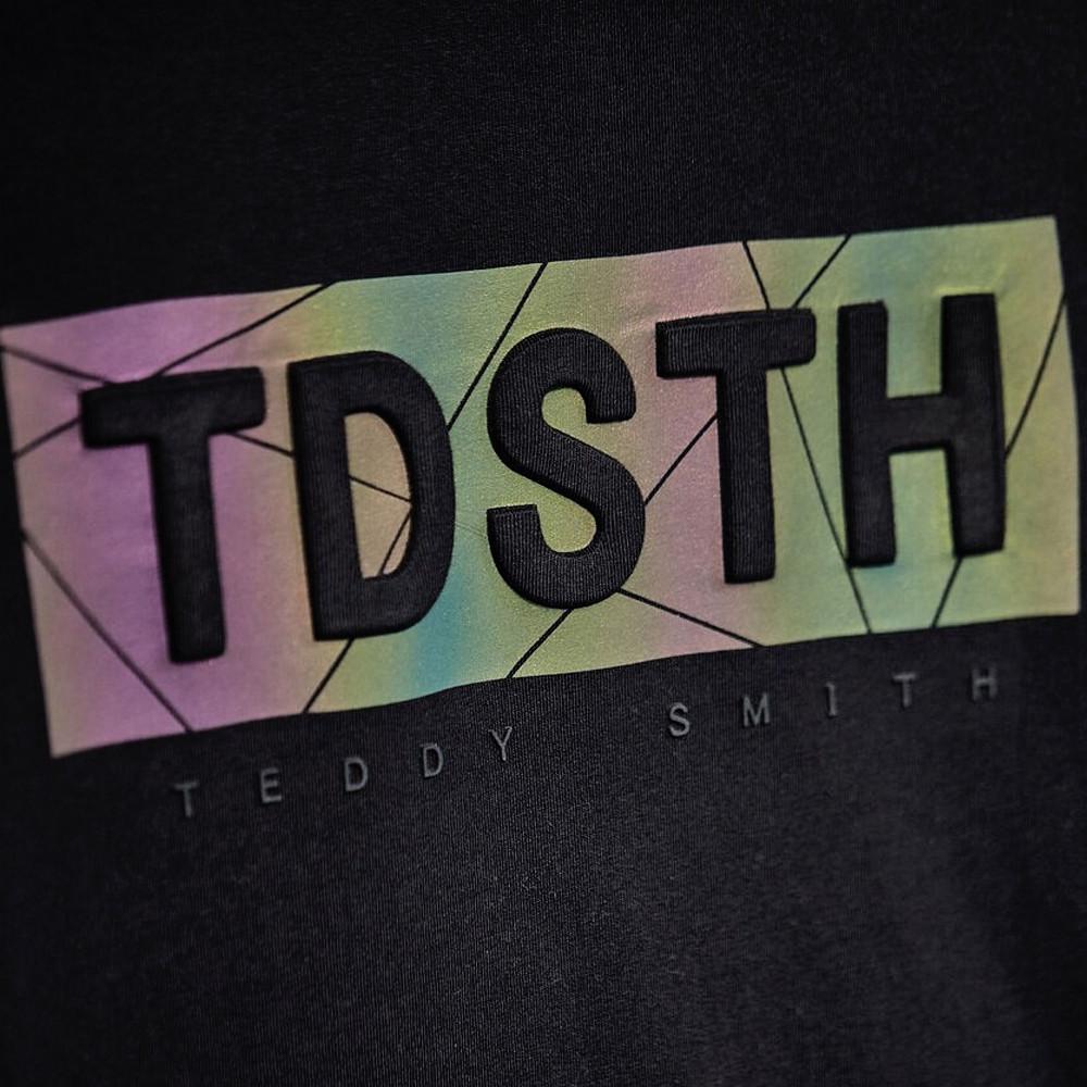 T-shirt Noir Garçon Teddy Smith Enva vue 2
