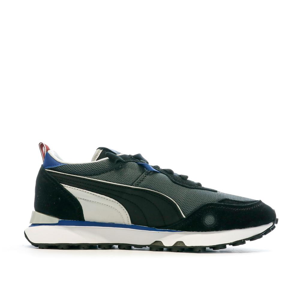 Baskets Noir/Gris Homme Puma Rider League vue 2