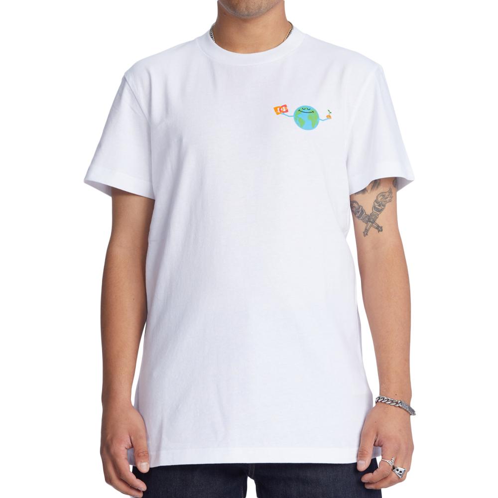 Camiseta blanca para hombre de DC Shoes «Our World» barato